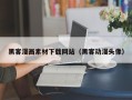 忻州黑客漫画素材下载网站（黑客动漫头像）